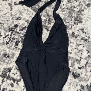 SHEIN one piece black bathing suit